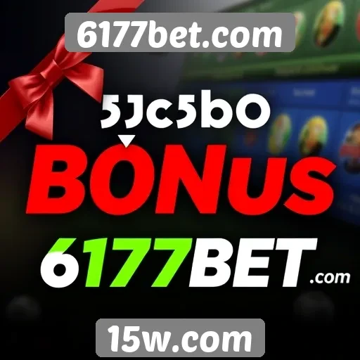 Ofertas de bônus disponíveis no 6177bet.com